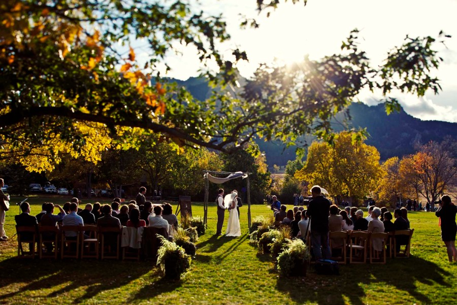 An amazing wedding in Boulder Colorado